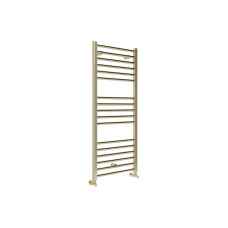 Hooper Straight Ladder Towel Rail Brushed Brass 1200mm high